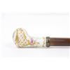 Image 6 : Porcelain Handle Gilt Cane