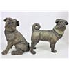 Image 19 : Pair of Stylized Pug Sculptures