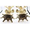 Image 2 : Pair of Elaborate Italian Bronze Candlesticks