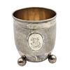 Image 1 : Late 18th c. Parcel-Gilt Silver Beaker