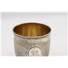 Image 3 : Late 18th c. Parcel-Gilt Silver Beaker