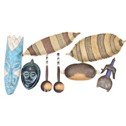 Collection of (8) Handmade African Pieces