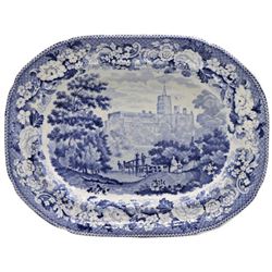 Hertfordshire Blue & White Platter