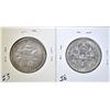 Image 2 : 2-1893 COLUMBIAN EXPO HALF DOLLARS AU & CH BU