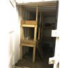 Image 3 : 10' X 10' STEELCASE SHIPPING CONTAINER WITH 2 BARN DOOR STYLE DOORS AND INTERNAL STORAGE SHELVES