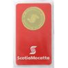 Image 2 : 5 Gram Scotiabank .9999 Fine Gold Round