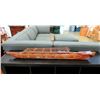 Image 1 : 51" Long Carved Wood Boat Model