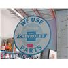 Image 1 : Double Sided Metal Chevrolet Parts Sign