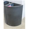 Image 1 : New 18" Tall Black Ficonstone Corner Planter