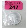 Image 1 : 1 Oz. Buffalo .999 Silver Round with Microchip
