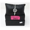 Image 2 : New in Box Ladies Bulova Silver-Tone Watch