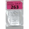 Image 1 : 1 Oz. Asahi Refining .999 Silver Bar