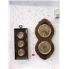 Image 1 : 2 Vintage Wall Barometers