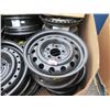 Image 1 : 4 New 15" Steel Rims