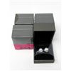 Image 1 : 4 New Pairs of Sterling Silver Pearl Stud Earrings