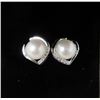 Image 2 : 4 New Pairs of Sterling Silver Pearl Stud Earrings