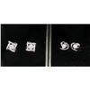 Image 2 : 4 New Pairs of Sterling Silver Zirconia Stud Earrings