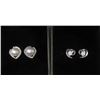 Image 2 : 4 New Pairs of Sterling Silver Stud Earrings