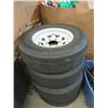 Image 1 : 4 Road Rider ST IV Tires on Rims - 225/75R15