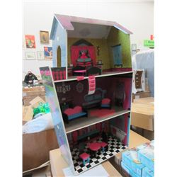 New Furnished Doll House - Unassembled in Box