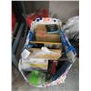 Image 1 : Large Box of Office Supplies & Electronics