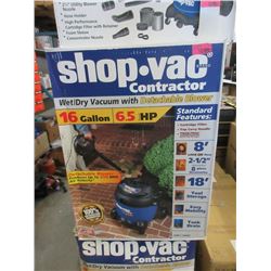 New 16 Gal Wet/Dry Shop Vac with Detachable Blower