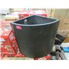 Image 1 : New 18" Black Ficonstone Corner Planter