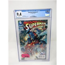 Graded 2013 "Superman Unchained #3" DC Comic