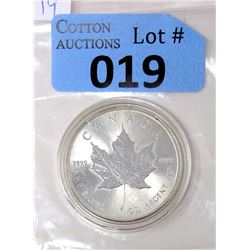 1 Oz .9999 Fine Silver 2014 Canada Maple Leaf Coin