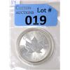 Image 1 : 1 Oz .9999 Fine Silver 2014 Canada Maple Leaf Coin