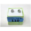 Image 2 : New Green Amethyst & Diamond Earrings