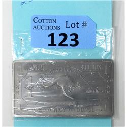 1 Oz. .999 Fine Titanium Kangaroo Bar