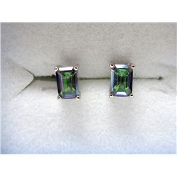 New Ocean Blue Mystic Topaz Earrings