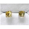 Image 1 : New Sterling Silver Citrine Stud Earrings