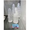 Image 1 : 4 Selenite Healing Towers (Satin Spar)