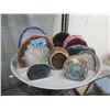 Image 1 : 9 Polished One Side Agate & Agate Crystal Pieces