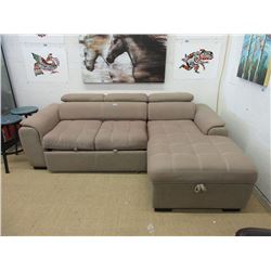 Sectional Sleeper Sofa with Chaise End