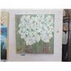 Image 1 : Original Floral Oil Painting Signed Hurst - 22" x