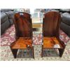 Image 1 : Pair of Solid Wood Toddler-Size Chairs