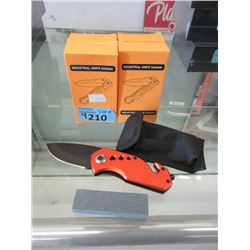 4 New 2.25" Industrial Folding Knives