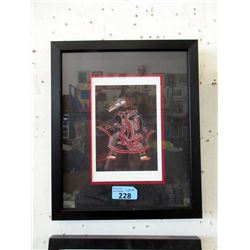 Richard Shorty Framed Print - Wolf Dancer