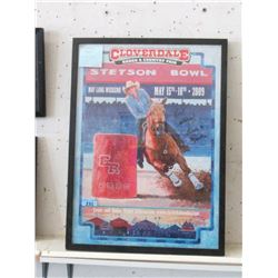 Lindsay Sear Autographed 2009 Rodeo Poster