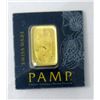Image 2 : 1 Gram 9999 Gold PAMP Suisse Certified Bar