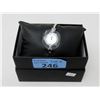 Image 2 : New in Box Ladies Bulova Silver-Tone Watch