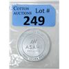 Image 1 : 1 Oz. Asahi Refining .999 Silver Art Round