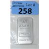 Image 1 : 1 Oz. Asahi Refining .999 Silver Bar