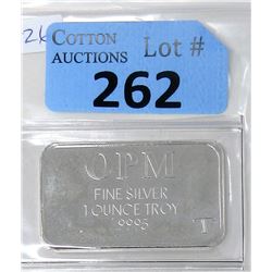 1 Oz. Ohio Precious Metals .9995 Silver Bar