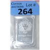 Image 1 : 1 Oz. Scottsdale Lion .999 Silver Bar