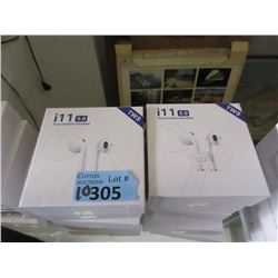 10 New i11 5.0 TWS Earphones with Charge Cases