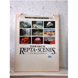 Set of Terrarium Repta Scenes - 18" x 30"